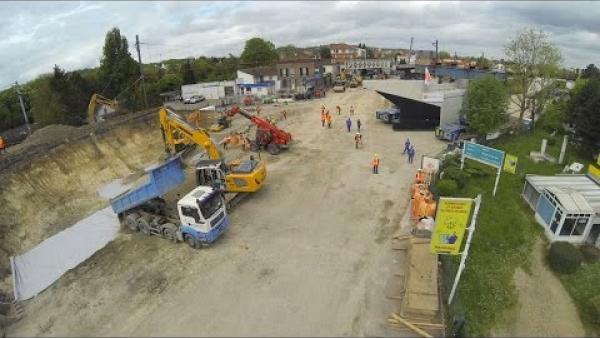 SNCF - Le ripage du pont-rail de Saint-Gratien